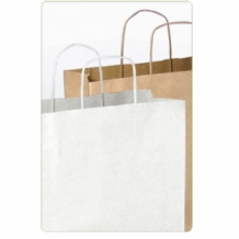 Bag L from recycled paper light brown - ca. 320x420x130 mm